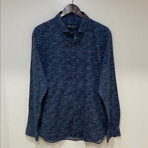 Men’s Robert Graham modern Americana slim fit fitted dress shirt 2XL